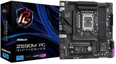 ASRock Z690M PG RIPTIDE/D5, PLACA BASE 90-MXBIL0-A0UAYZ