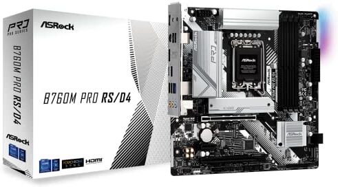 ASRock PagrindinÄ— plokštÄ—  B760M PRO RS/D4 Socket 1700 ATX DDR4 1xHDI 1xDP