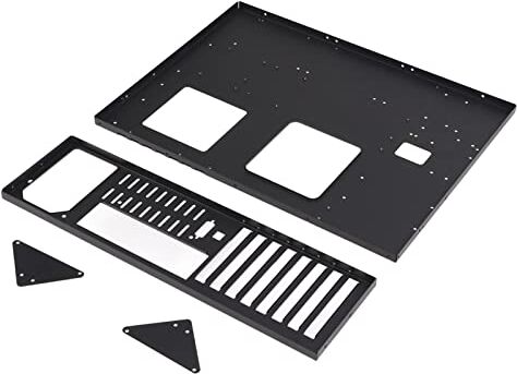 Bewinner Custodia per Computer da Gioco Fai da Te, M ATX ATX ITX Open Chassis Rack per Schede Madri, Entro 305x245mm, Struttura per Impianto di Estrazione Mineraria, Buona Dissipazione del