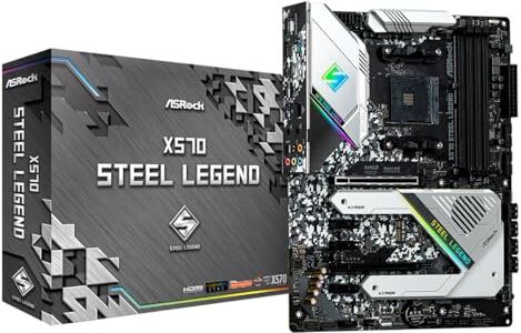 ASRock Scheda madre X570 Steel Legend AMD AM4 Socket ATX