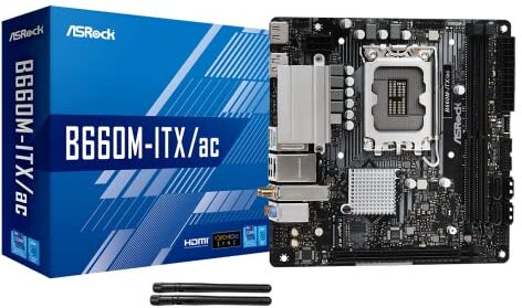 ASRock B660M-ITX/ac Intel B660 LGA 1700 Mini ITX