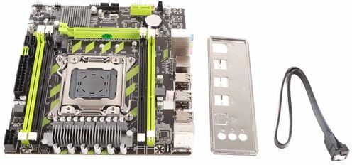 Bewinner Scheda Madre LGA 2011, DDR3 REG ECC DESKTOP MOTHERBOARD, 4XUSB2.0 1xSATA3.0 2xSATA2.0, Scheda Grafica PCI-Ex16 BTC Mining, Scheda di Rete Gigabit RTL8111H