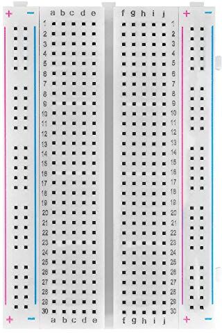 AZDelivery MB-102 Mini Breadboard da 400 Pin con 4 Barre di Alimentazione compatibile con Arduino incluso un E-Book!