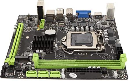 Bewinner Scheda Madre H310B LGA 1151, Scheda Madre per Computer con Memoria DDR4 con HDMI, VGA, M.2, Scheda di Rete Gigabit Integrata, Scheda Madre M ATX con SATA3.0, USB3.0