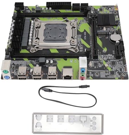 Bewinner Scheda Madre X79 VG3, DDR3 a Doppio Canale, Alimentazione Stabile, Scheda Madre da Gioco LGA 2011 con Chip Integrato Fino a 4 GB/S per PC Desktop