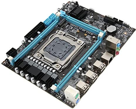 Bewinner Scheda Madre per Computer LGA 2011 per DDR3, 2 X DDR3, 1066/1333/1600 MHz, Memoria ECC per Server di Supporto, Doppio Canale