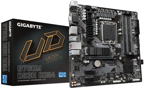 Gigabyte B760M DS3H DDR4 motherboard Intel B760 LGA 1700 micro ATX