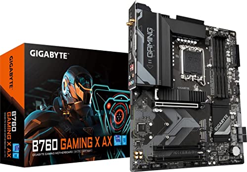 Gigabyte PagrindinÄ— plokštÄ—  B760 GAMING X AX LGA1700 4xDDR5 4xSATA 3xM.2 1xDP 1xHDMI