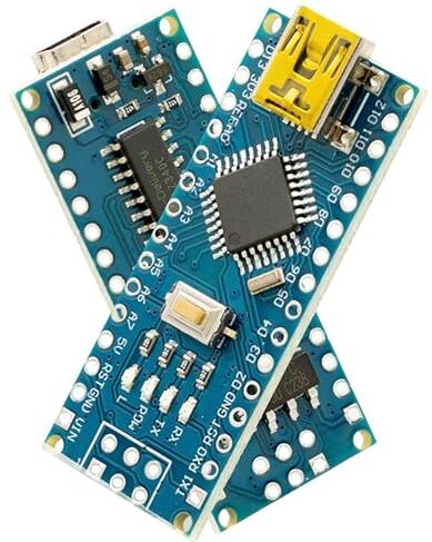 AZDelivery AZ-NanoV3-Board Mini USB Board ATmega328 5V 16MHz CH340 ATmega328P Micro Controller, CH340G sostituisce FT232RL Incluso E-Book!