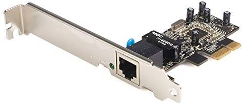 StarTech.com Scheda di interfaccia di rete Ethernet PCI Express 10/100 a 1 porta, Scheda di rete a basso profilo (PEX100S)