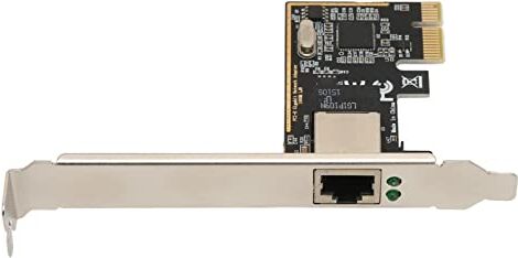 Bewinner Scheda di Rete PCIe da 2,5 Gbps, Scheda di Rete Gigabit PCI Express a 1 Porta, Adattatore di Rete Ethernet PCIE LAN RJ45 100/1000 Mbps con Staffa per Windows 10, 8,7, XP