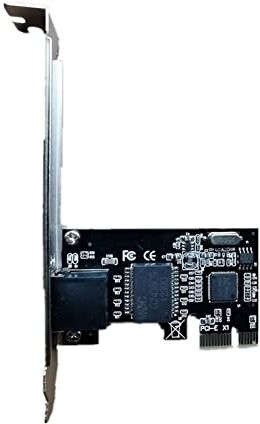 Tsadeer 1 Scheda di Rete Gigabit Ethernet PCI-Express 10 M/100 M/1000 Mbps Nera per PC Desktop