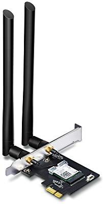 TP-Link Scheda Di Rete Wi-Fi Con Bluetooth 4.2, Ac1200 5G + 2.4G Wi-Fi Gigabit Scheda Pc Wifi, Chipset Inter Ac7265, Win 10/8.1/8/7 (Archer T5E), Nero, ‎8.32 x 12.08 x 2.15 cm 230 grammi