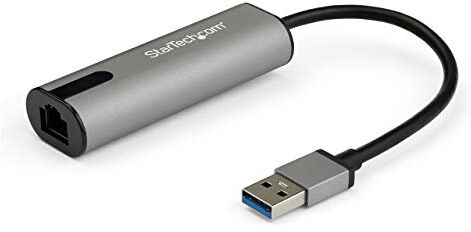 StarTech.com Adattatore Ethernet USB 3.0 Tipo A, Adattatore di rete USB 3.1 a RJ45/LAN Multivelocità 2.5 GbE /1 GbE, Convertitore/Adattatore NBASE, Lenovo X1 Carbon, HP EliteBook/ Zbook (US2GA30)