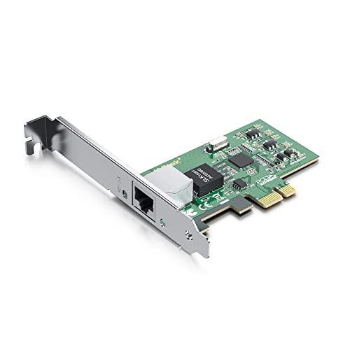 10Gtek ® Scheda di Rete Gigabit PCIE per Intel EXPI9301CT 82574L Chip, Single Porte RJ45, 1Gbit PCI Express Ethernet LAN Card, 10/100/1000Mbps NIC per Windows Server, Win8, 10 and Linux