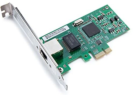 10Gtek ® 10/100/1000Mbps Gigabit Ethernet PCI Express NIC Scheda di Rete  Intel(R) 82573 Controller  Ethernet Server Converged Network Adapter  Single RJ-45 Port  per Windows Server/Freebsd/VMware