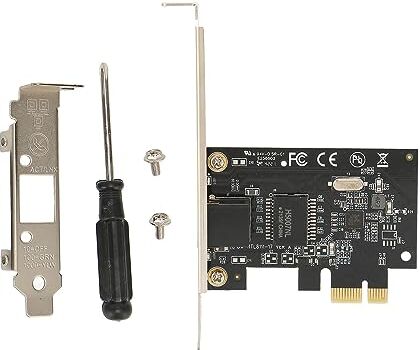 Bewinner Scheda PCI Express Gigabit Ethernet, Scheda di Rete PCI-E 10/100/1000 Mbps, Convertitore Adattatore LAN RJ45 per PC Desktop, Supporto Controller LAN Win per per OS X