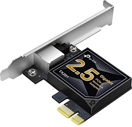 TP-Link Scheda di rete PCIe da 2,5 GB (TX201) Adattatore di rete PCIe a 2,5 Gigabit Ethernet, supporta Windows 11/10/8.1/8/7, Win Server 2022/2019/2016, Linux