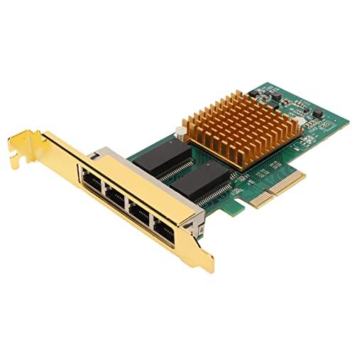 Generic Chip Scheda Gigabit Ethernet Pci E Mbps per Scheda di Rete Adattatore Chip I350 per Schede di Rete Pcie Rj45 a 4 Porte