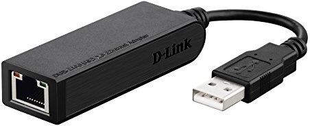 D-Link DUB-E100 Adattatore di Rete con Porta USB 2.0 e Porta LAN 10/100 Mbps, Connettore RJ45, Fast Ethernet, Nero e Antracite