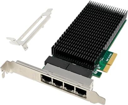 Luejnbogty PCI-E X4 Gigabit 4 Porte Server Scheda di Rete Server NIC I210-T4 RJ45 Ethernet NIC Telecamera Industriale Visione Scheda di Rete PCB