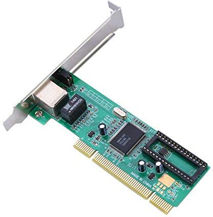 Bewinner Adattatore PCI Express,  Scheda Di Rete Wireless PCI Realtek 8169 PCI a Una Porta 10/100/1000 Mbps Gigabit Ethernet Per Computer Desktop Windows7 / 8/10 / LINUX