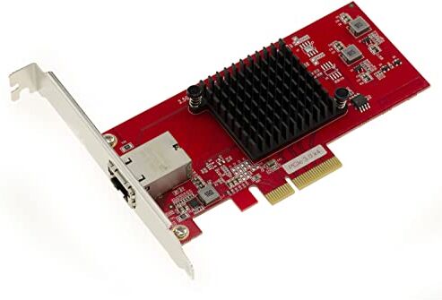 KALEA-INFORMATIQUE Scheda controller PCIe 3.0 x4 per LAN Gigabit Ethernet 10G RJ45 con chipset AQUANTIA AQN-107 AQrate PHY