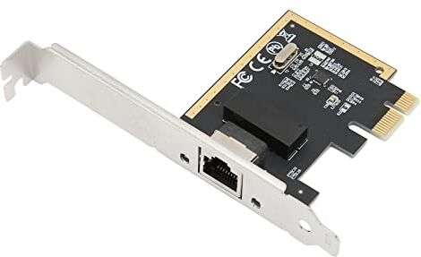 Bewinner Scheda di Rete PCIe 1X Gigabit, Scheda di Rete PCI Express 10 100 1000 Mbps Gigabit Ethernet, Adattatore di Rete Ethernet LAN RJ45 per Computer Server Windows, Sistema