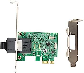 Bewinner Scheda di Rete per Adattatore Ethernet PCIe X1 da 100 Mbps con Chip RTL8106E, Supporta NDIS5 NDIS6 Checksum Offload e Wake Up, per Freebsd