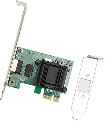 Bewinner Scheda di Rete PCIe Gigabit, Adattatore di Rete PCI Express 10 100 1000 Mbps Ethernet, Adattatore LAN RJ45, Chip 82574L, Scheda di Rete Ethernet Gigabit PCI E per