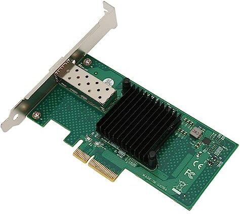 Yanmis Scheda di rete SFP PCI-e 1000 Mbps, Adattatore Ethernet 82599EN, PCI Express