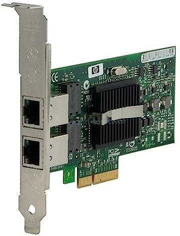 HP 412648-B21 NC360T PCI-E Dual Port Server Adapter Gigabit, Verde