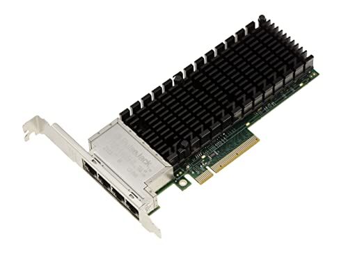 KALEA-INFORMATIQUE Scheda PC e server PCIe 3.0 x8 QUAD ethernet RJ45 10G 5G 2.5G 1G 4 PORTE con chipset Intel X710-T4