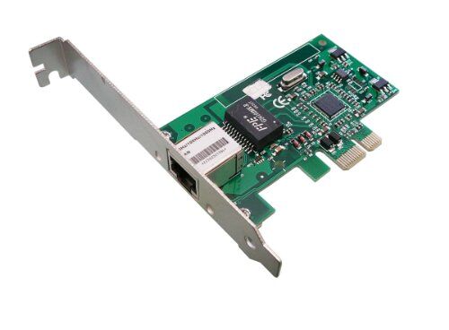 KALEA-INFORMATIQUE Scheda Controller di Rete PCIe 1 Porta RJ45 10 100 1000 Mbps GIGABIT ethernet con chipset Realtek RTL8111C
