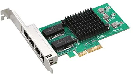 diewu Scheda di rete I350-T4 Gigabit a 4 porte TXA034 Enterprise con chip I350 per computer di interfaccia PCIe 4X