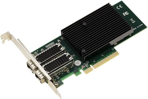 KALEA-INFORMATIQUE Scheda Controller di Rete PCIe a 2 Porte SFP+ in Fibra 10G con chipset Intel X710 Adattatore di Rete Ethernet 10GbE FTX710-BM2