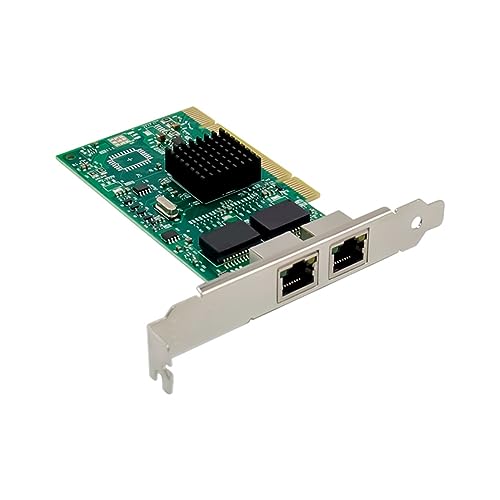 Sleeve 1Set 82546EB PRO 1000MT PCI Gigabit Dual-Port Network Card Server Scheda di Rete Gigabit RJ45 Scheda di Rete