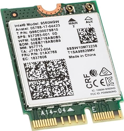 Intel Wireless-AC 9560 2230 2x2 AC+BT Gigabit No vPro