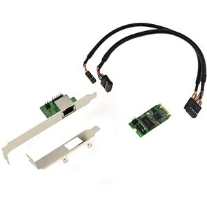 KALEA-INFORMATIQUE Scheda M2 M.2 NGFF PCIe B M Key 2.5 Gigabit RJ45 LAN ethernet 10 100 1000 1G 2.5G con chipset Intel I225 KALEA-INFORMATIQUE Scheda M2 M.2 NGFF PCIe B M Key 2.5 Gigabit RJ45 LAN ethernet 10 100 1000 1G 2.5G con chipset Intel I225