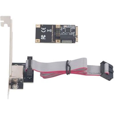 Generic Scheda di Rete Scheda Adattatore Ethernet per Scheda Mini Gigabit per RJ45 Pcie, Adattatore per Mini Pcie, Schede di Rete Generic Scheda di Rete Scheda Adattatore Ethernet per Scheda Mini Gigabit per RJ45 Pcie, Adattatore per Mini Pcie, Schede di Rete