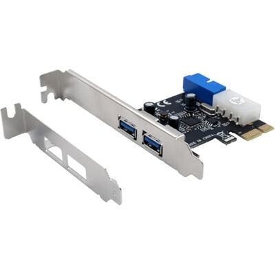 EXSYS EX-11049 Cavo USB 3.2 Gen 1 PCIe Kar a 2 porte EXSYS EX-11049 Cavo USB 3.2 Gen 1 PCIe Kar a 2 porte
