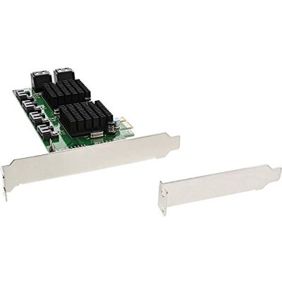 InLine 19055 Controller SATA, 8X SATA 6 GB/S, Staffa Low-Profile Inclusa, Nero InLine 19055 Controller SATA, 8X SATA 6 GB/S, Staffa Low-Profile Inclusa, Nero