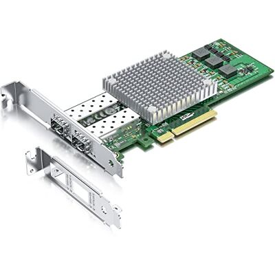 10Gtek 10Gb PCI-E NIC Scheda di Rete, Broadcom Chipset, Dual SFP+ Port, PCI Express Ethernet LAN Adapter Support Windows Server/Windows/Linux/VMware 10Gtek 10Gb PCI-E NIC Scheda di Rete, Broadcom Chipset, Dual SFP+ Port, PCI Express Ethernet LAN Adapter Support Windows Server/Windows/Linux/VMware