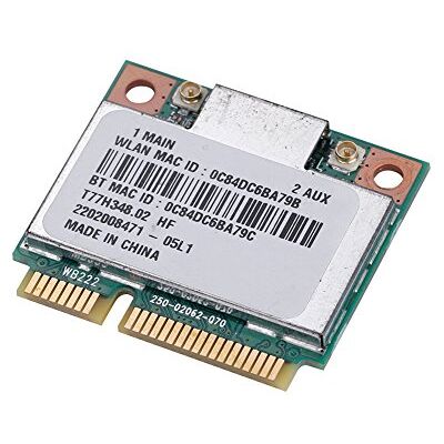 Bewinner Scheda WiFi Dual Band 2.4G / 5Ghz Scheda di Rete 300Mbps Bluetooth 4.0 Mini Scheda Pcie Ar5B22 Scheda Wireless di Rete per Computer Portatili con Mini Pci-E Mainboard Bewinner Scheda WiFi Dual Band 2.4G / 5Ghz Scheda di Rete 300Mbps Bluetooth 4.0 Mini Scheda Pcie Ar5B22 Scheda Wireless di Rete per Computer Portatili con Mini Pci-E Mainboard