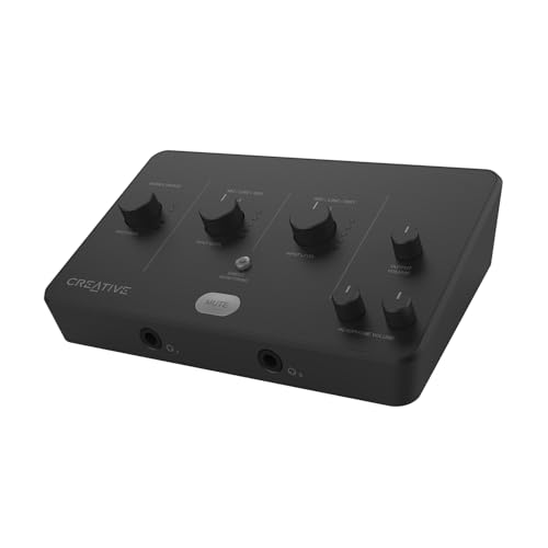 Creative Live! Audio A3 USB Audio Interface con registrazione ad alta risoluzione e riproduzione fino a 24-bit 96kHz, con monitoraggio diretto a latenza zero