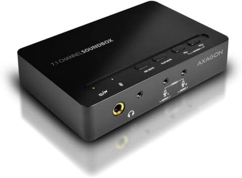 AXAGON ECO Scheda audio esterna USB 7.1, colore: Nero