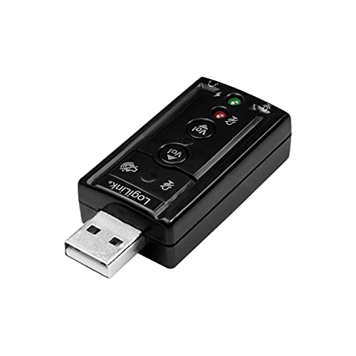 Logilink 7.1 Sound Effect Cuffia Audio, USB