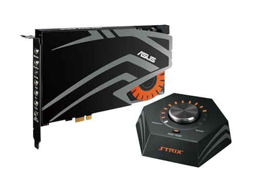 Asus PCI-Ex Gaming Strix PRO. Scheda Audio a 7.1 Canali, Nero/Antracite