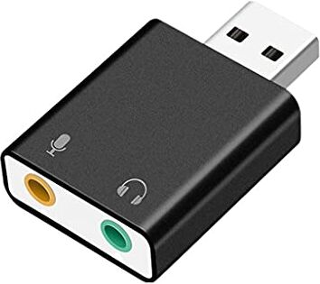 Ranuw USB 2.0 Scheda Audio Esterna 7.1 Surround Adattatore per PC Analogico E Digitale Attrezzature Free Drive USB Scheda Audio Esterna Adattatore 7.1