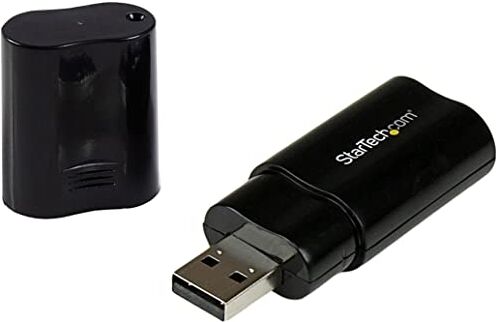 StarTech.com Scheda Audio Esterna Stereo USB 2.0, Adattatore esterno scheda audio Stereo USB 2.0 a 3,5 mm Jack audio